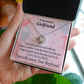To My Girlfriend Girlfriend The Only One For Me Infinity Knot Necklace Message Card-Express Your Love Gifts