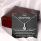 To My Girlfriend Girlfriend To More Amazing Times Together Alluring Ribbon Necklace Message Card-Express Your Love Gifts