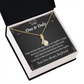 To My Girlfriend Girlfriend To More Amazing Times Together Alluring Ribbon Necklace Message Card-Express Your Love Gifts