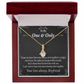 To My Girlfriend Girlfriend To More Amazing Times Together Alluring Ribbon Necklace Message Card-Express Your Love Gifts