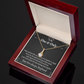 To My Girlfriend Girlfriend To More Amazing Times Together Alluring Ribbon Necklace Message Card-Express Your Love Gifts