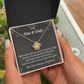 To My Girlfriend Girlfriend To More Amazing Times Together Infinity Knot Necklace Message Card-Express Your Love Gifts