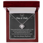 To My Girlfriend Girlfriend To More Amazing Times Together Infinity Knot Necklace Message Card-Express Your Love Gifts