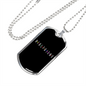 To My Girlfriend Girlfriend With Friends Design Necklace Stainless Steel or 18k Gold Dog Tag 24" Chain-Express Your Love Gifts