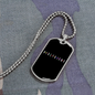To My Girlfriend Girlfriend With Friends Design Necklace Stainless Steel or 18k Gold Dog Tag 24" Chain-Express Your Love Gifts