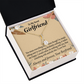 To My Girlfriend Girlfriend You Mean Everything To Me Alluring Ribbon Necklace Message Card-Express Your Love Gifts