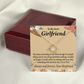 To My Girlfriend Girlfriend You Mean Everything To Me Infinity Knot Necklace Message Card-Express Your Love Gifts