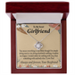 To My Girlfriend Girlfriend You Mean Everything To Me Infinity Knot Necklace Message Card-Express Your Love Gifts