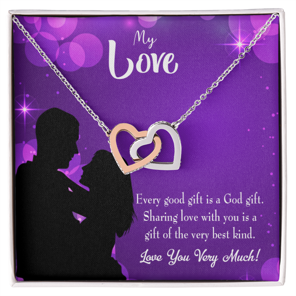 To My Girlfriend Good Gift Inseparable Necklace-Express Your Love Gifts