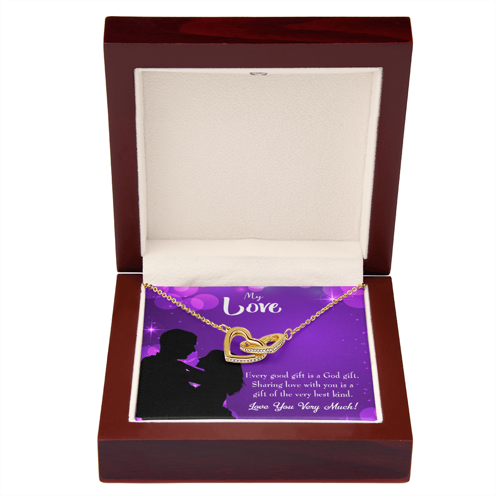 To My Girlfriend Good Gift Inseparable Necklace-Express Your Love Gifts