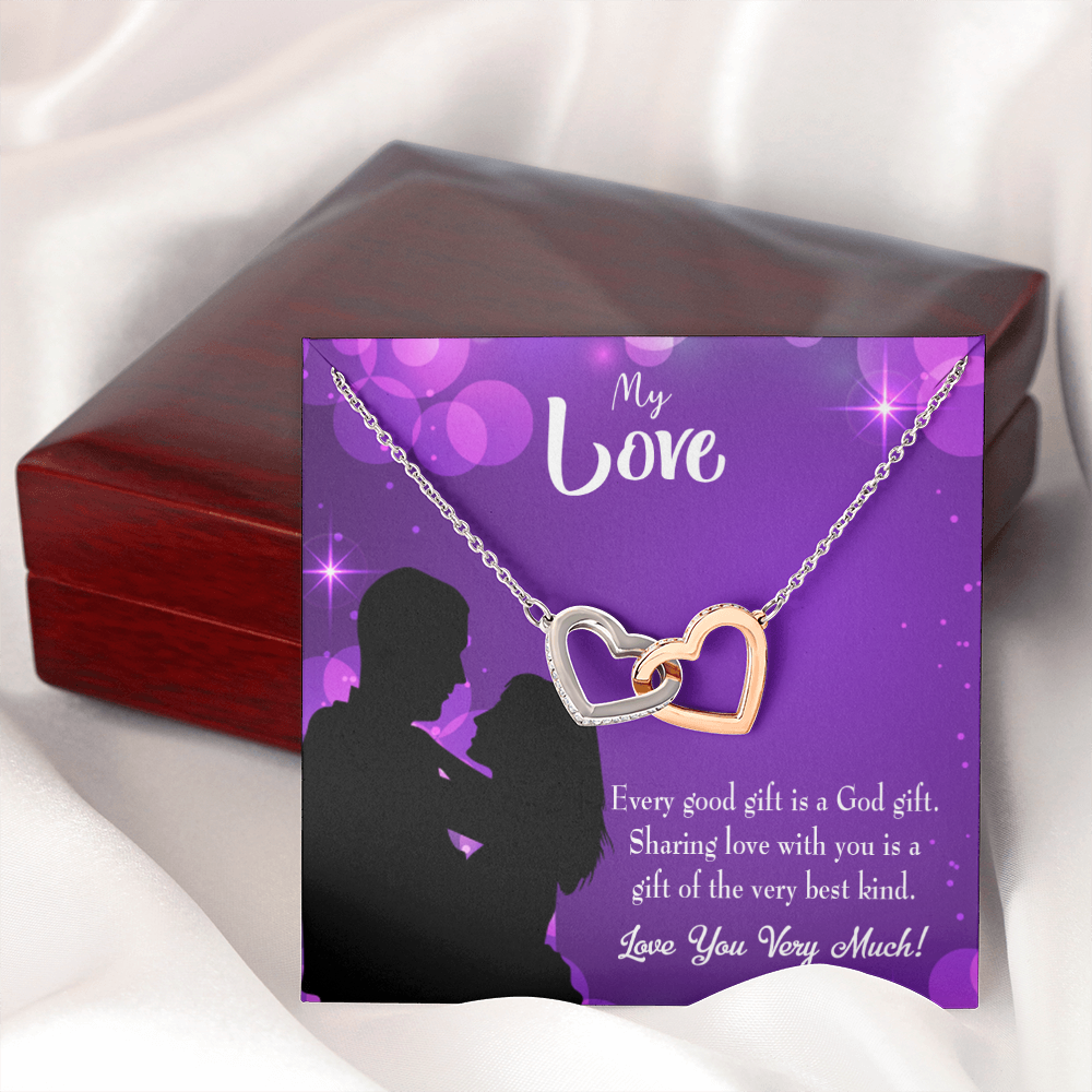 To My Girlfriend Good Gift Inseparable Necklace-Express Your Love Gifts