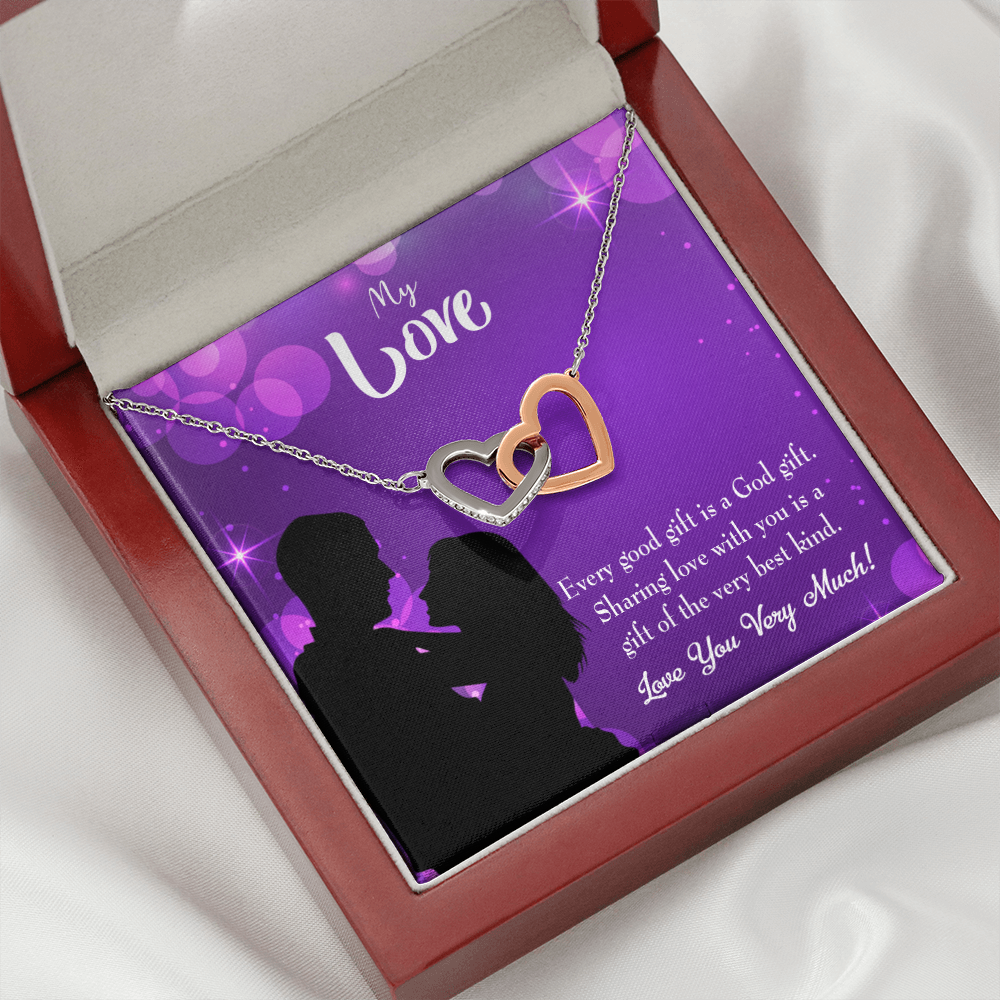 To My Girlfriend Good Gift Inseparable Necklace-Express Your Love Gifts