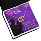To My Girlfriend Good Gift Inseparable Necklace-Express Your Love Gifts