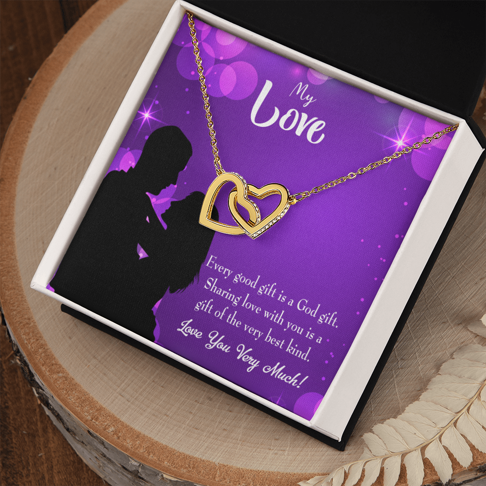 To My Girlfriend Good Gift Inseparable Necklace-Express Your Love Gifts