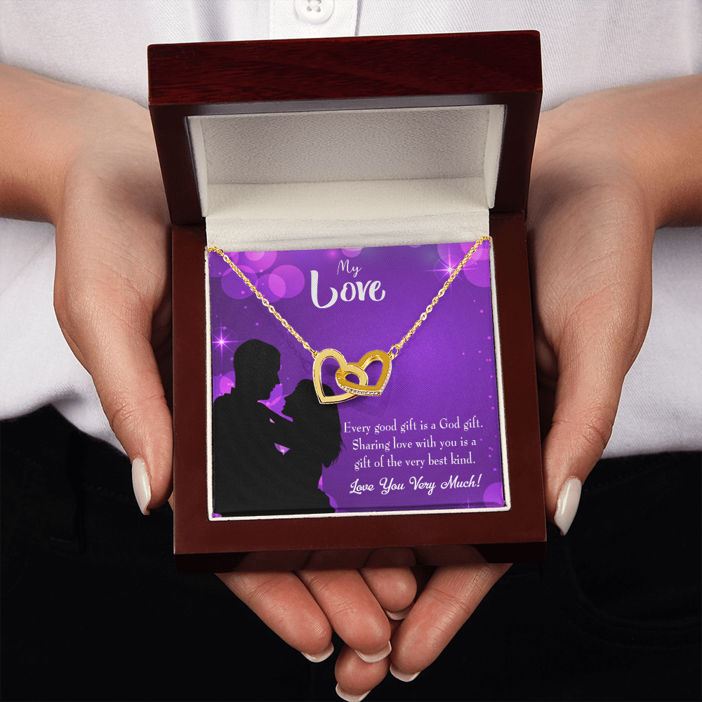 To My Girlfriend Good Gift Inseparable Necklace-Express Your Love Gifts