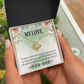 To My Girlfriend Goosebumps Forever Infinity Knot Necklace Message Card-Express Your Love Gifts