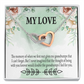 To My Girlfriend Goosebumps Forever Inseparable Necklace-Express Your Love Gifts
