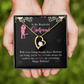 To My Girlfriend Happy Birthday! Forever Necklace w Message Card-Express Your Love Gifts