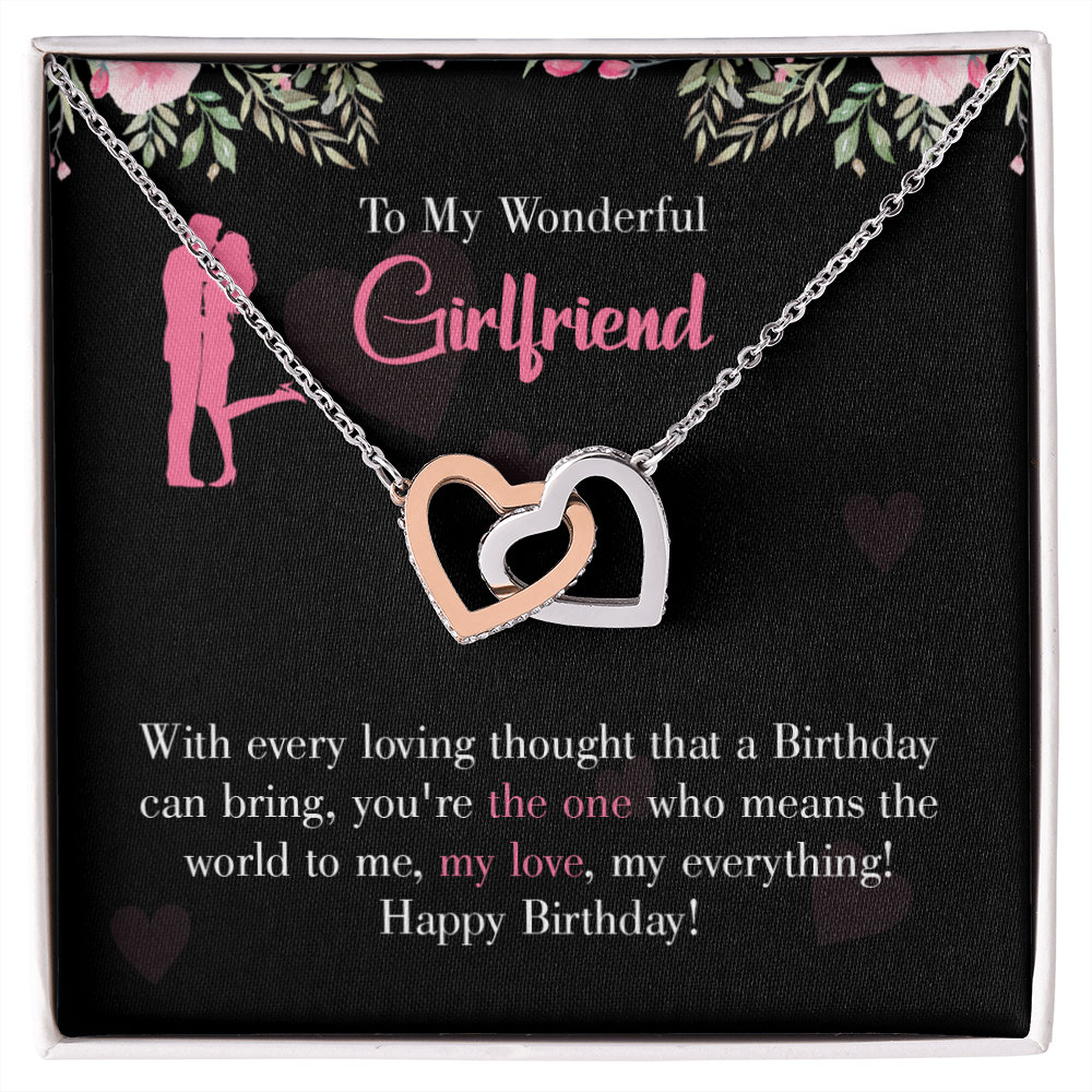 To My Girlfriend Happy Birthday! Inseparable Necklace-Express Your Love Gifts