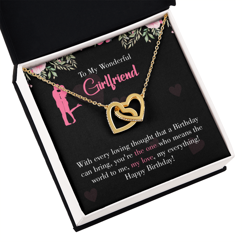 To My Girlfriend Happy Birthday! Inseparable Necklace-Express Your Love Gifts