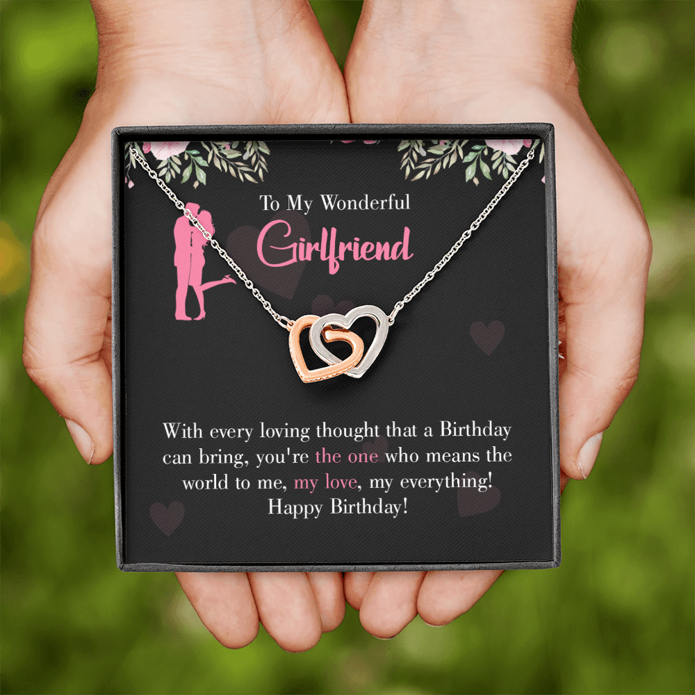 To My Girlfriend Happy Birthday! Inseparable Necklace-Express Your Love Gifts