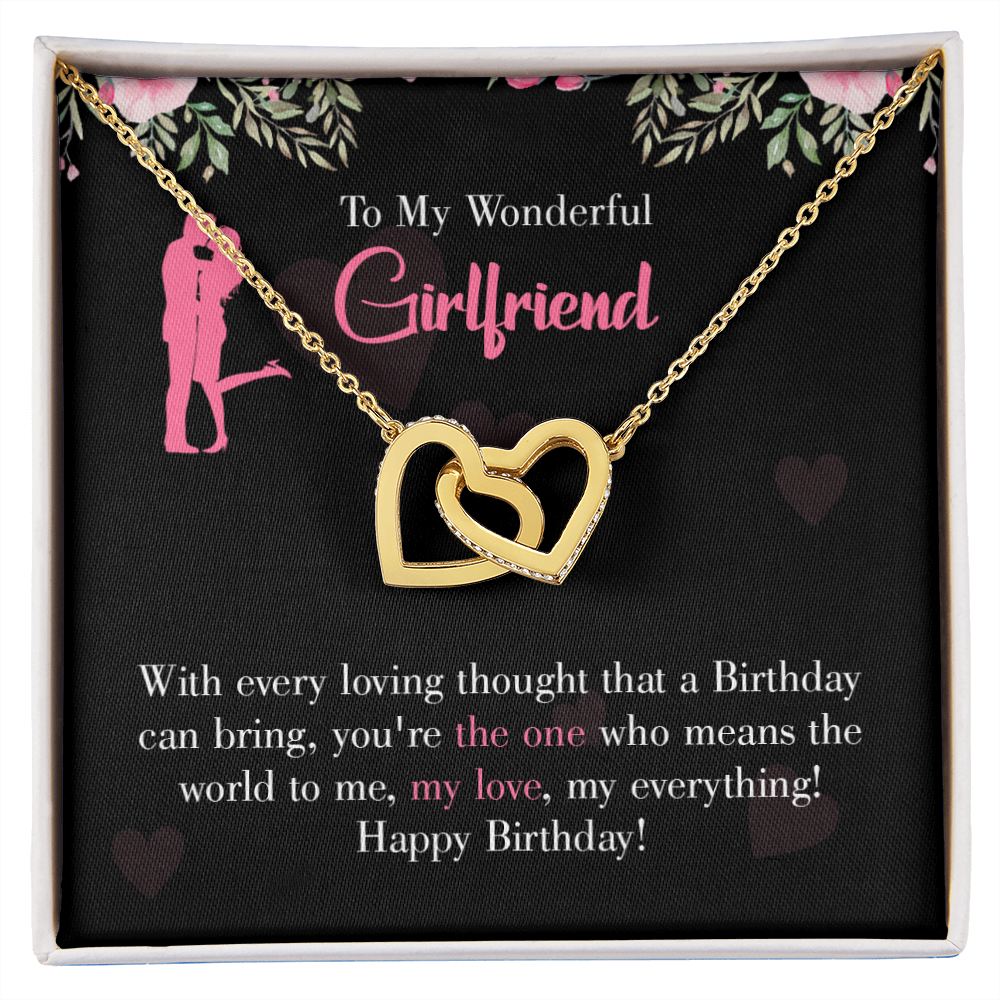 To My Girlfriend Happy Birthday! Inseparable Necklace-Express Your Love Gifts