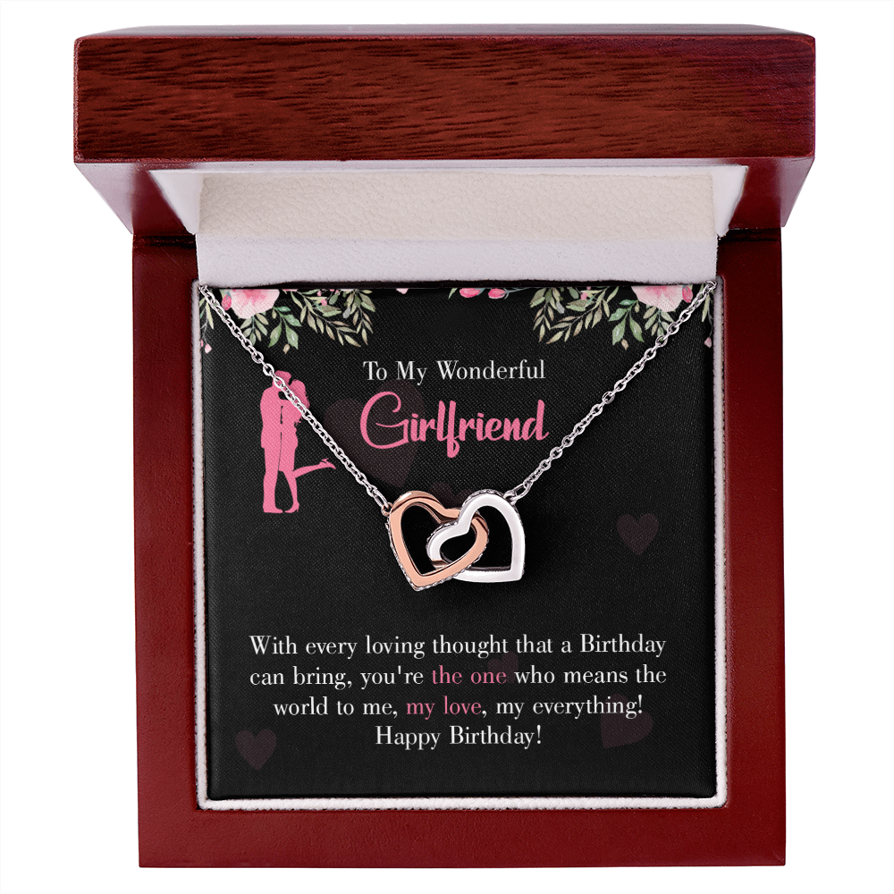 To My Girlfriend Happy Birthday! Inseparable Necklace-Express Your Love Gifts