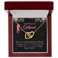 To My Girlfriend Happy Birthday! Inseparable Necklace-Express Your Love Gifts