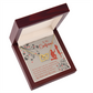 To My Girlfriend Heart and Love Inseparable Necklace-Express Your Love Gifts