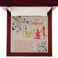 To My Girlfriend Heart and Love Inseparable Necklace-Express Your Love Gifts