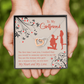 To My Girlfriend Heart and Love Inseparable Necklace-Express Your Love Gifts