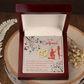To My Girlfriend Heart and Love Inseparable Necklace-Express Your Love Gifts