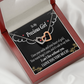 To My Girlfriend Heart of Gold Inseparable Necklace-Express Your Love Gifts