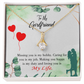 To My Girlfriend Hobby Job Life Alluring Ribbon Necklace Message Card-Express Your Love Gifts