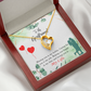 To My Girlfriend Hobby Job Life Forever Necklace w Message Card-Express Your Love Gifts