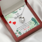 To My Girlfriend Hobby Job Life Forever Necklace w Message Card-Express Your Love Gifts