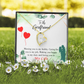 To My Girlfriend Hobby Job Life Forever Necklace w Message Card-Express Your Love Gifts