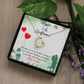 To My Girlfriend Hobby Job Life Forever Necklace w Message Card-Express Your Love Gifts