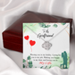 To My Girlfriend Hobby Job Life Infinity Knot Necklace Message Card-Express Your Love Gifts
