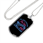 To My Girlfriend Hot Nurse Girlfriend Necklace Stainless Steel or 18k Gold Dog Tag 24" Chain-Express Your Love Gifts