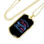 To My Girlfriend Hot Nurse Girlfriend Necklace Stainless Steel or 18k Gold Dog Tag 24" Chain-Express Your Love Gifts