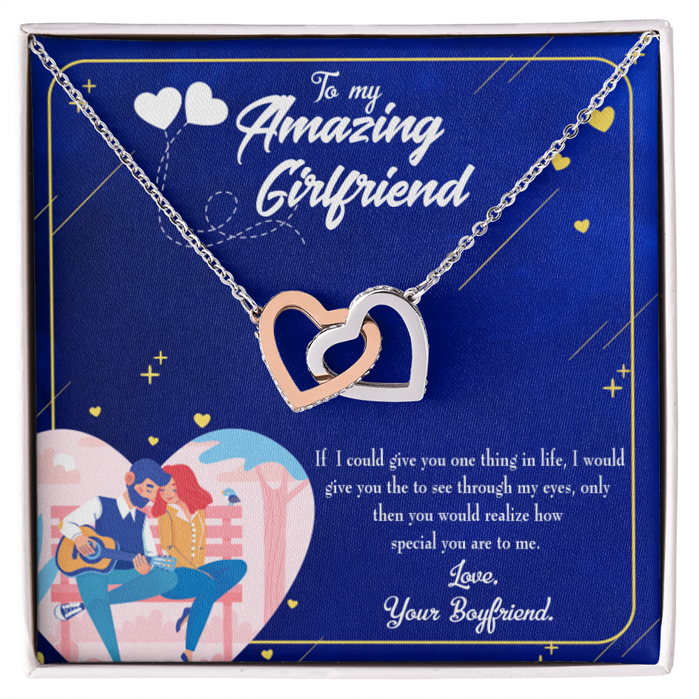 To My Girlfriend How Special You Are to Me Inseparable Necklace-Express Your Love Gifts