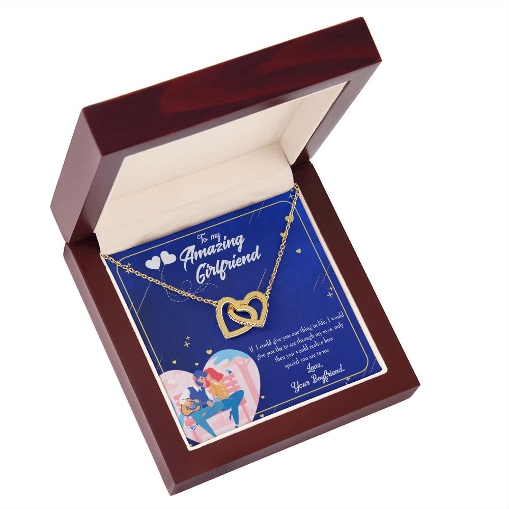 To My Girlfriend How Special You Are to Me Inseparable Necklace-Express Your Love Gifts