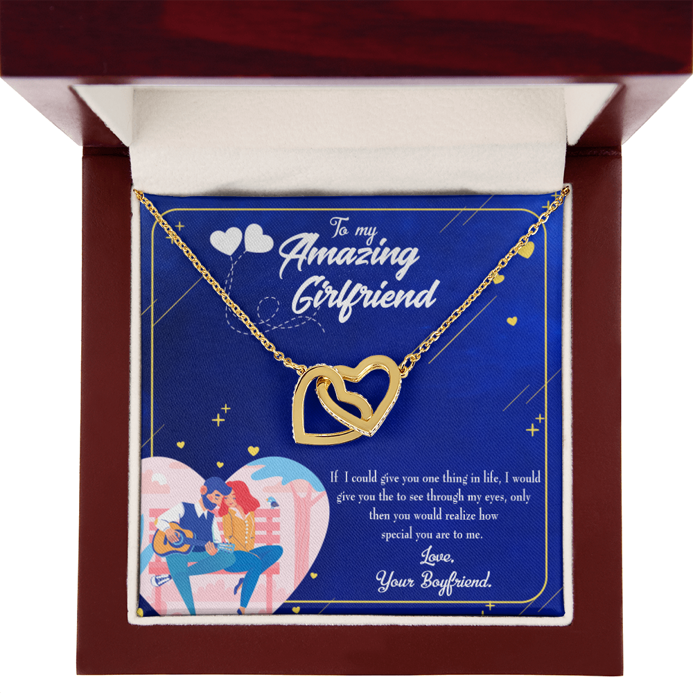 To My Girlfriend How Special You Are to Me Inseparable Necklace-Express Your Love Gifts