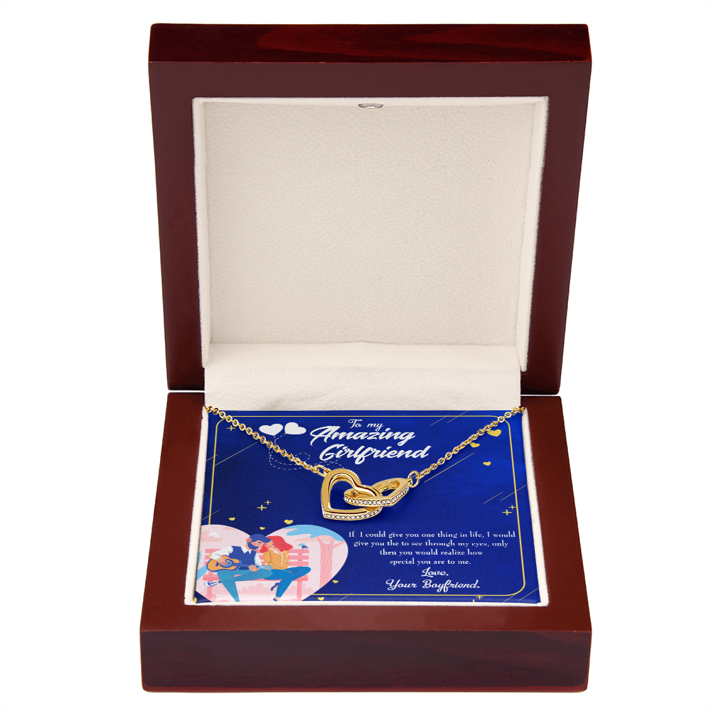 To My Girlfriend How Special You Are to Me Inseparable Necklace-Express Your Love Gifts