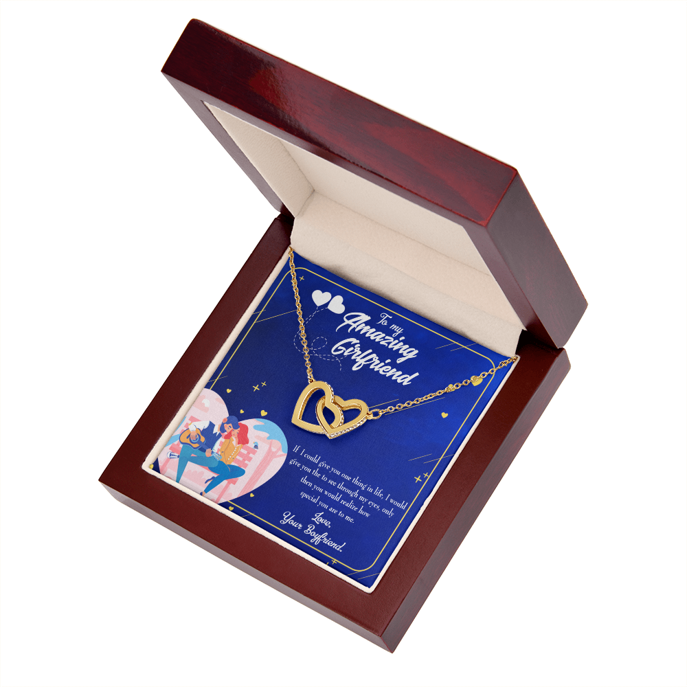 To My Girlfriend How Special You Are to Me Inseparable Necklace-Express Your Love Gifts