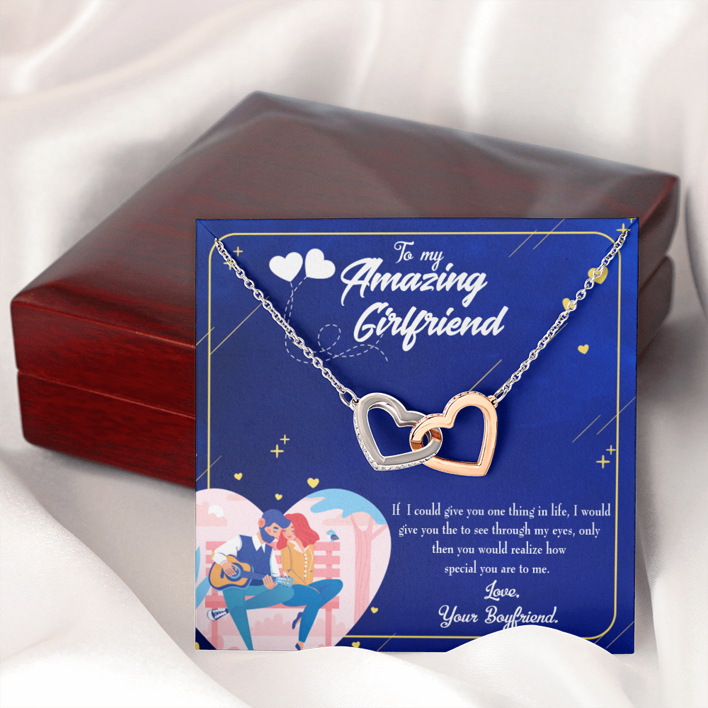 To My Girlfriend How Special You Are to Me Inseparable Necklace-Express Your Love Gifts