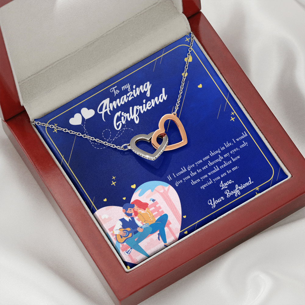 To My Girlfriend How Special You Are to Me Inseparable Necklace-Express Your Love Gifts