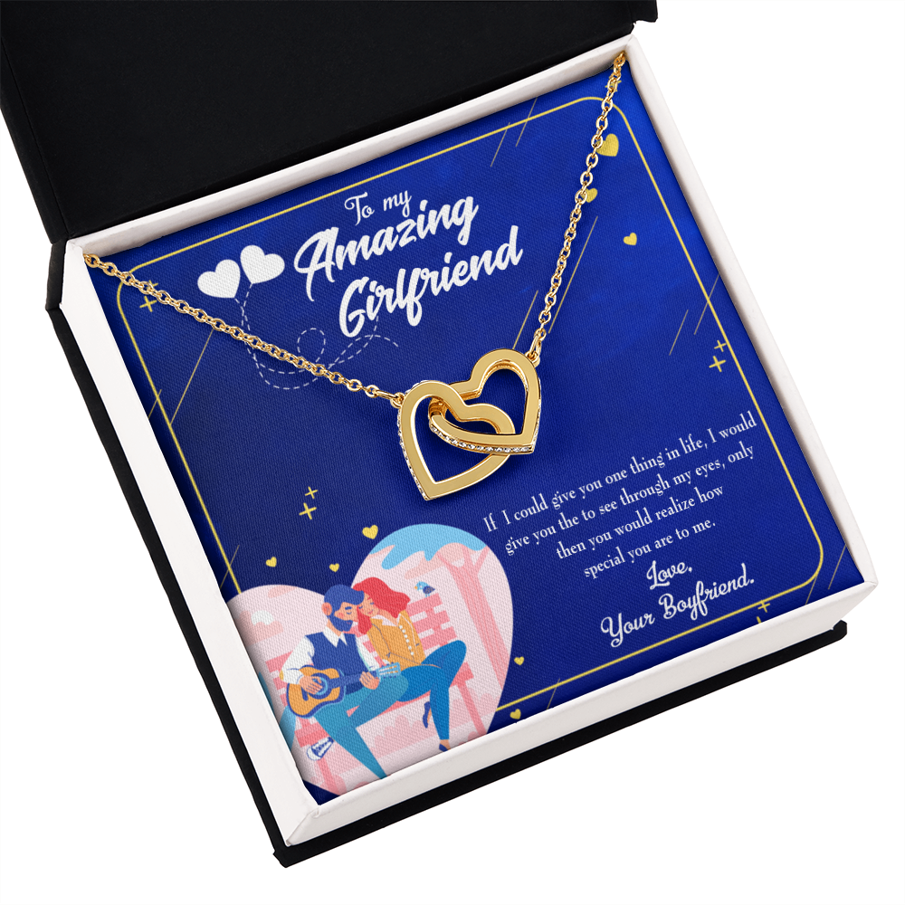 To My Girlfriend How Special You Are to Me Inseparable Necklace-Express Your Love Gifts