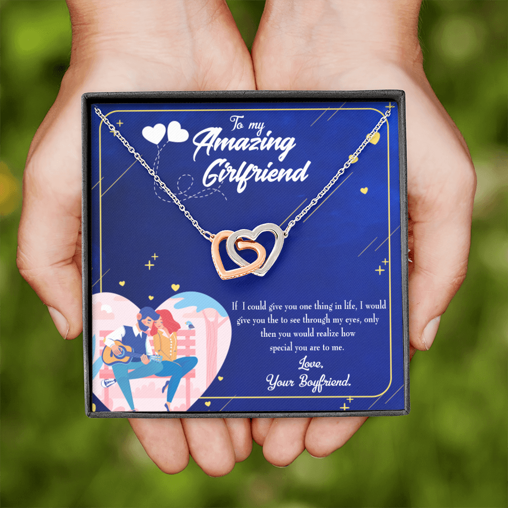 To My Girlfriend How Special You Are to Me Inseparable Necklace-Express Your Love Gifts